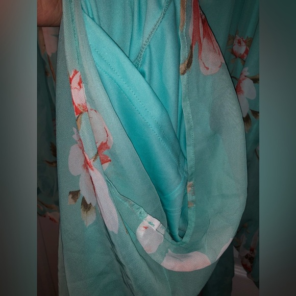 Square-Neck Linen-Blend Mini Dress - Picture 8 of 10